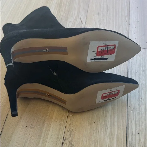 Sam Edelman Black Suede Ankle Boots - Picture 5 of 5